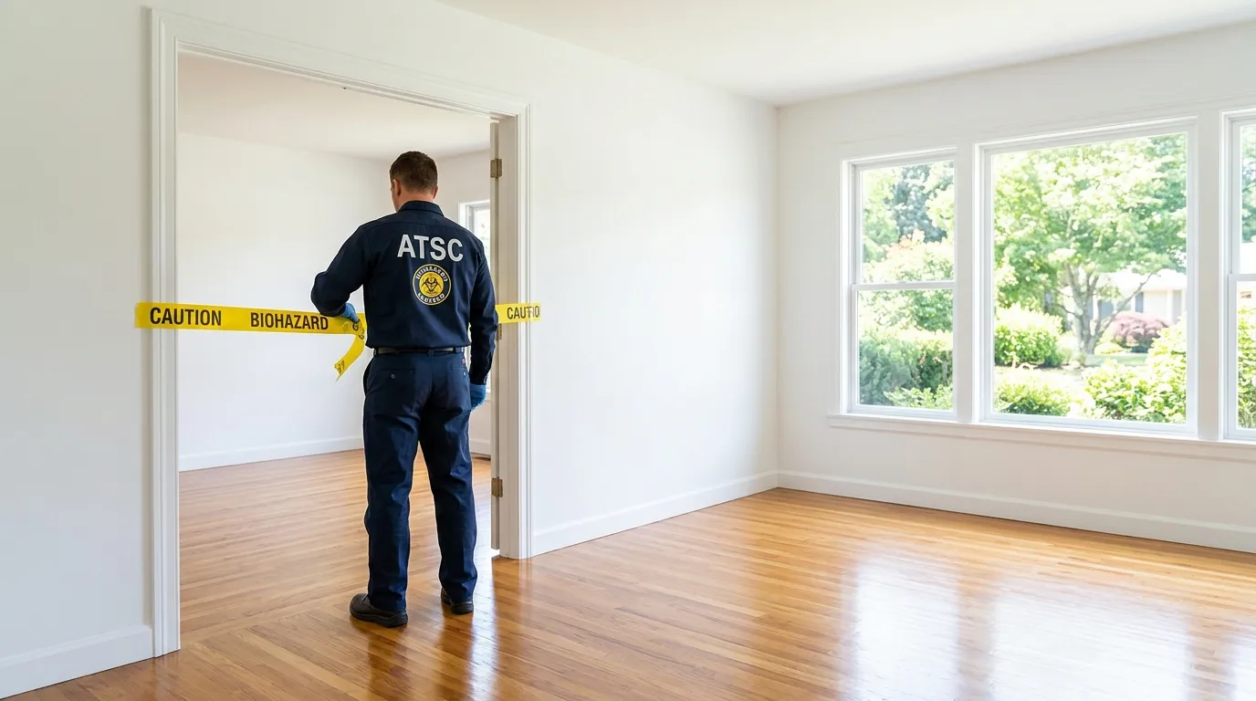 Certified biohazard cleanup crew performing Crime Scene Cleanup in Lakeway