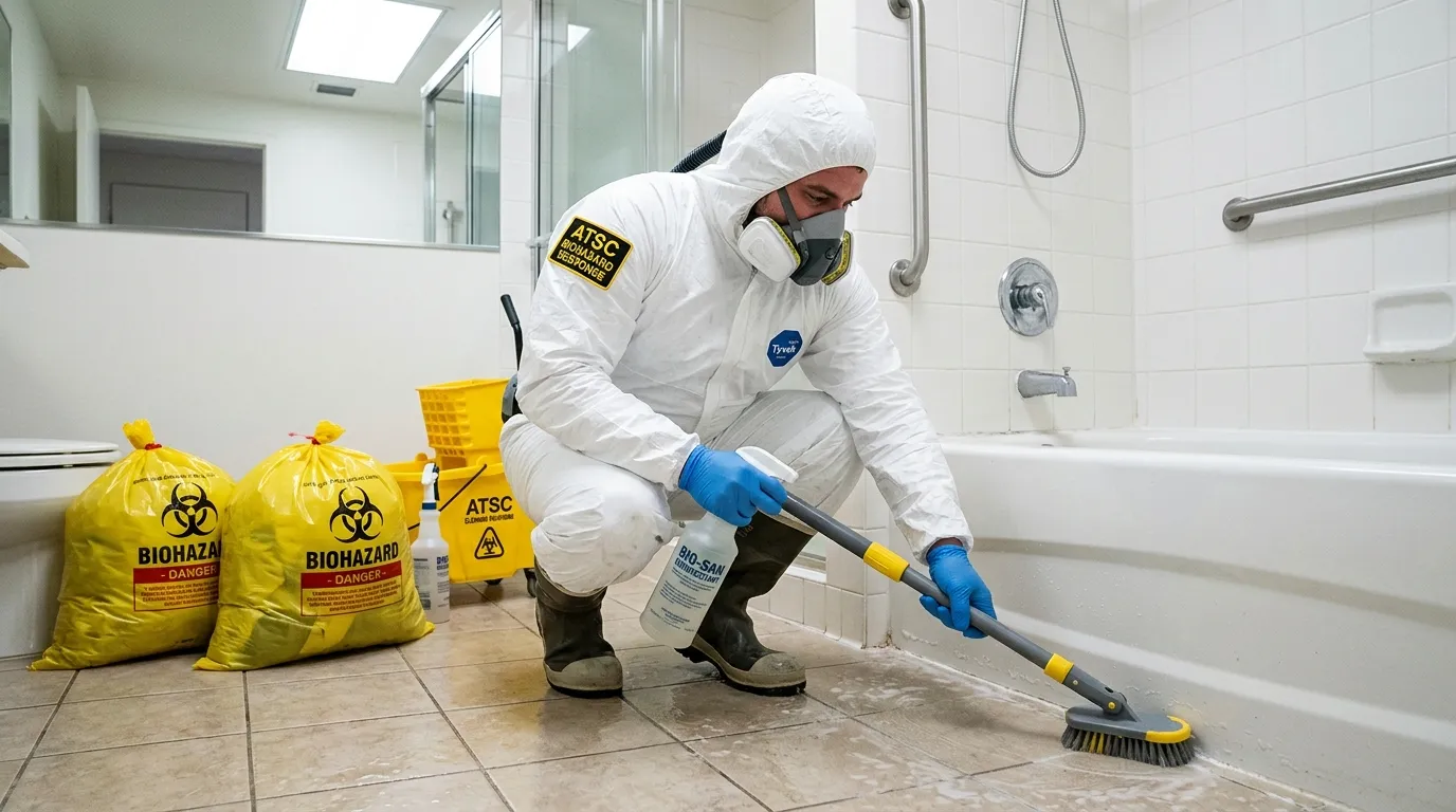 Decontamination equipment deployed for Blood Cleanup in Lakeway